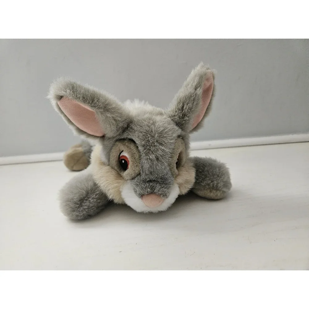 Disney Store Long Laydown Thumper The Bunny Rabbit‎ Floppy Bean Plush 12